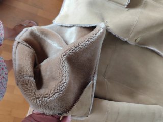 Chaquetón beige mujer Talla 42 El Corte Inglés