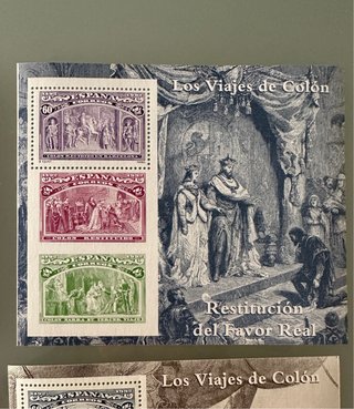Sellos Conmemorativos Viajes de Colón