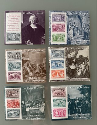Sellos Conmemorativos Viajes de Colón