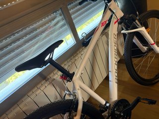 Bicicleta Rockrider ST100 Blanca