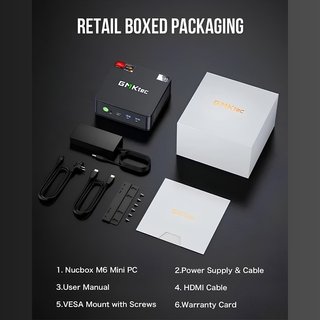 Mini PC Nuevo GMKtec M6 Ryzen 5 6600H