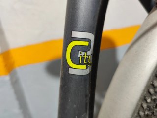 Bicicleta Paseo Decathlon Gris