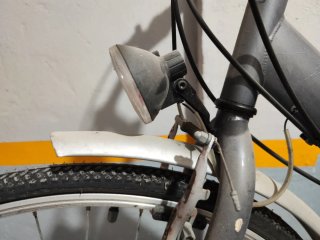 Bicicleta Paseo Decathlon Gris