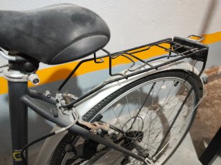 Bicicleta Paseo Decathlon Gris