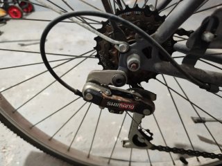 Bicicleta Paseo Decathlon Gris