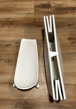 Bañera bebé plegable + adaptador Stokke