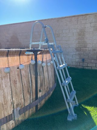 Piscina 5,49m x 1,22 + depuradora arena + armario