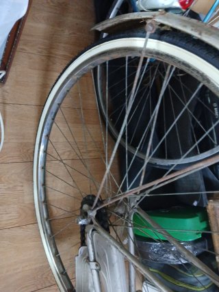 Bici d'epoca Frejus con ruote nuove funzionante