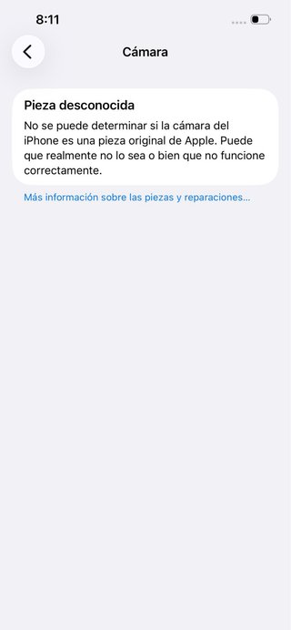 iPhone 14 256GB Cámara Rota