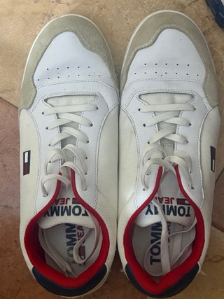Zapatillas Tommy Jeans Blancas y Rojas
