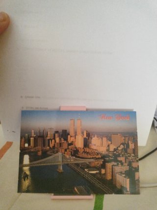 Lote 2 Postales Vintage Nueva York (Pre-9/11)