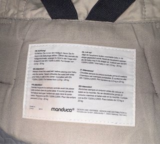 Mochila Portabebés Manduca First Beige