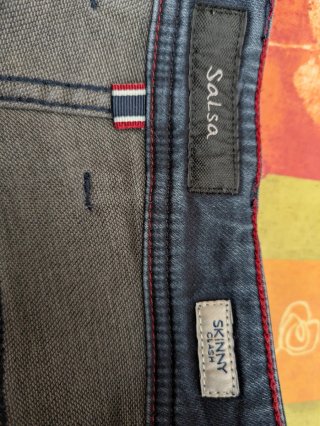Pantalones Vaqueros Salsa Gris
