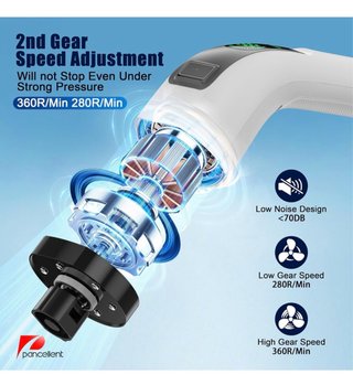 Limpiador giratorio eléctrico – Pacellent