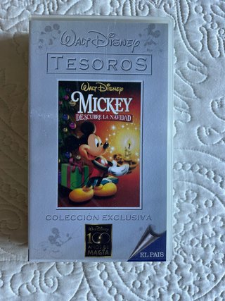 Película VHS Mickey Descubre la Navidad