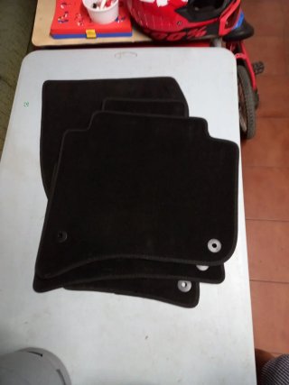 4 Alfombrilla esterilla de Tela Negra Touareg II