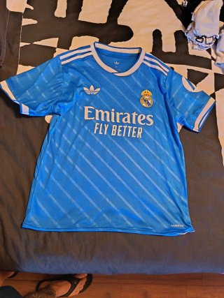 Camiseta Adidas Real Madrid Azul Talla M