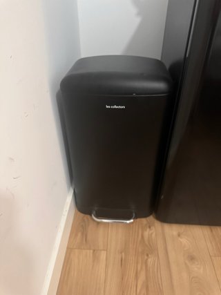 Cubo de basura Les Collectors negro
