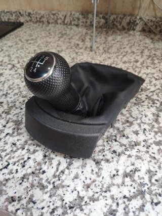 Pomo Seat Ibiza 6L 5v Negro Nuevo