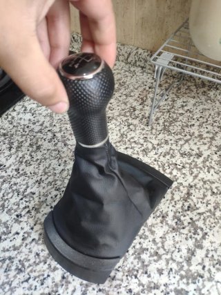 Pomo Seat Ibiza 6L 5v Negro Nuevo