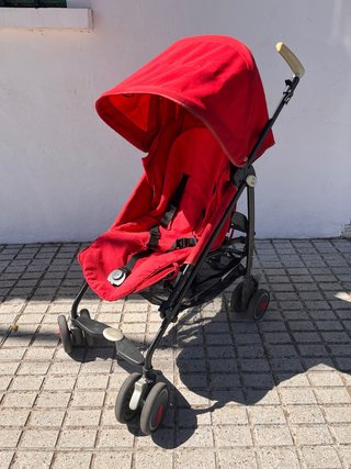 Silla de paseo ligera Pegoerego Pilko Mini Roja