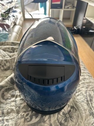Casco Moto BMW Azul