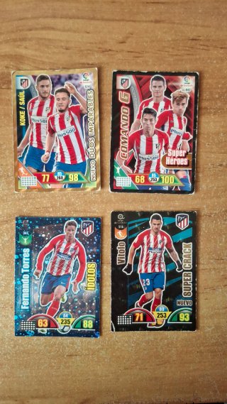 Adrenalyn Atlético de Madrid Especiales