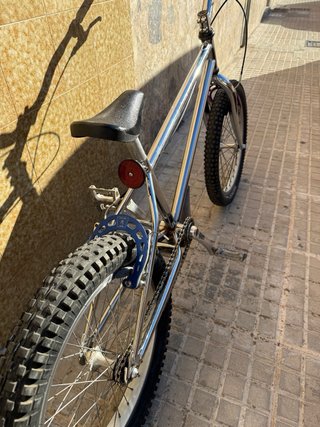 Bicicleta Trial Cromada
