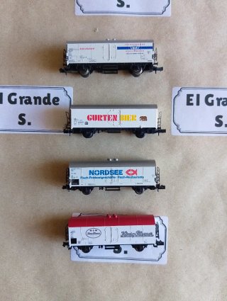 Lote 4 vagones frigoríficos