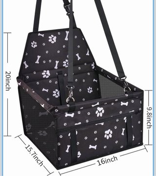Asiento Coche Perro Transportin Viaje