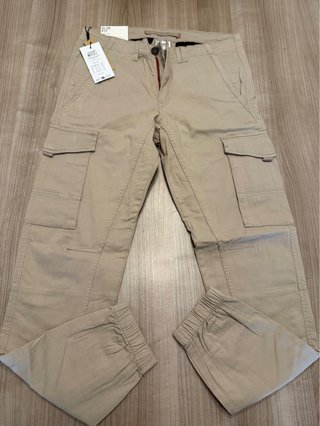Pantalones cargo Jack&Jones beige Talla M