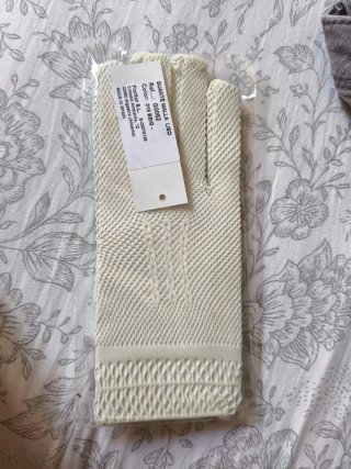Guantes Comunión Malla Beige Floritur
