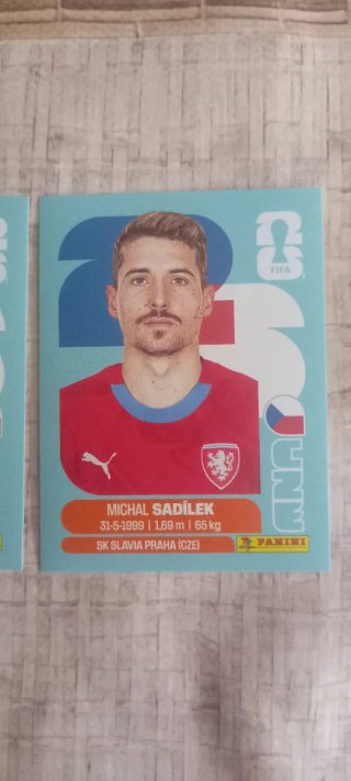 2 Cromos Rep. Checa Mundial 2026