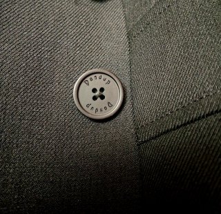 Cappotto DONDUP nero doppiopetto