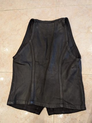 Chaleco Zara Negro Cremallera