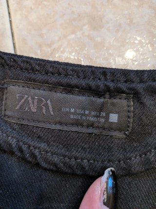 Chaleco Zara Negro Cremallera