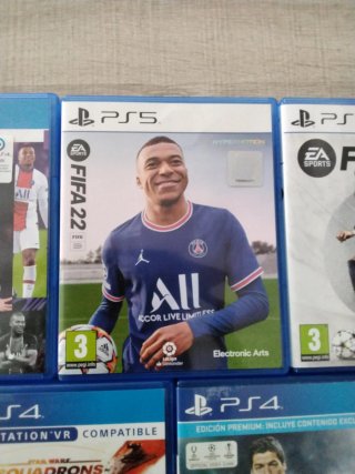 Lote Juegos PS4 y PS5: FIFA y PES