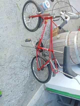 Bicicleta antigua Bicicross-RH Roja