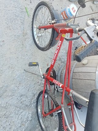 Bicicleta antigua Bicicross-RH Roja