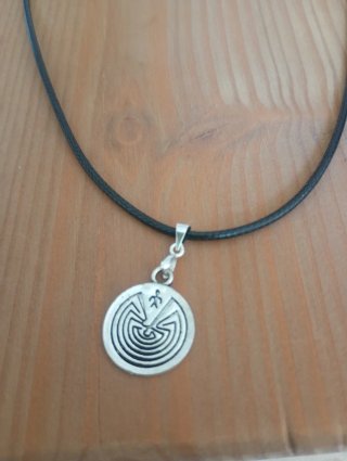 Collana Casagner con ciondolo pavone