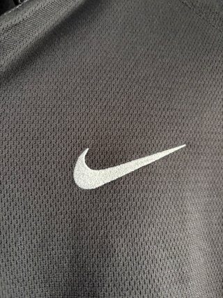 Nike Baseball BP Training Top Black Grey Team Logo