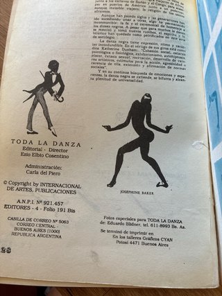 Vocabulario de danza