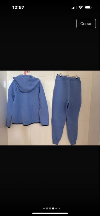 Conjunto Nike Tech Fleece Azul