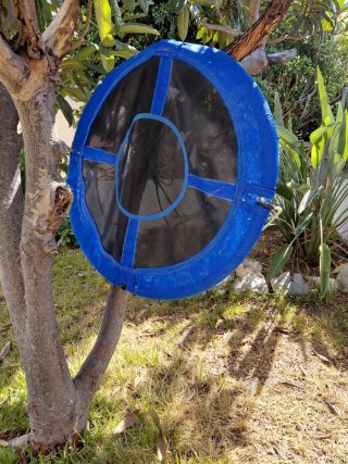 Columpio circular infantil azul