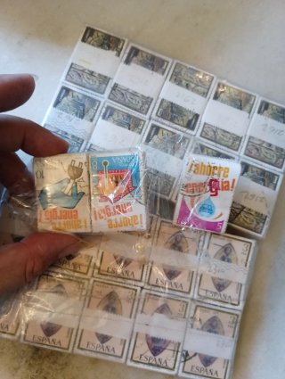 Lote Sellos España en pastillas