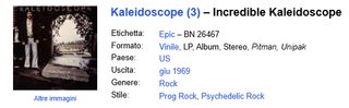 Kaleidoscope - Incredible Kaleidoscope Vinile