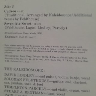 Kaleidoscope - Incredible Kaleidoscope Vinile