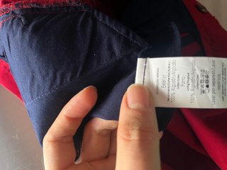 Pantalón CH Carolina Herrera Rojo Talla 38