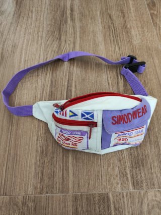 Riñonera Simodwear Blanca y Morada