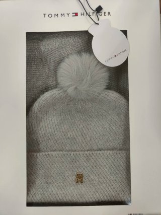 Set Sciarpa e Cappello Tommy Hilfiger Grigio